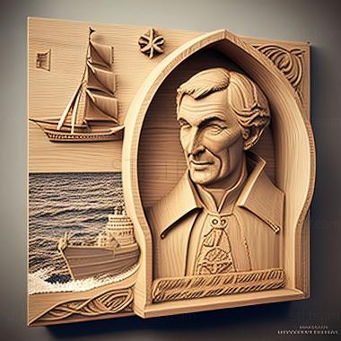 3D model Saint Pierre Saint Pierre and Miquelon (STL)